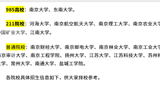 27考研 | 江苏21所非全MEM院校学费/学制/上课方式汇总（最新版）