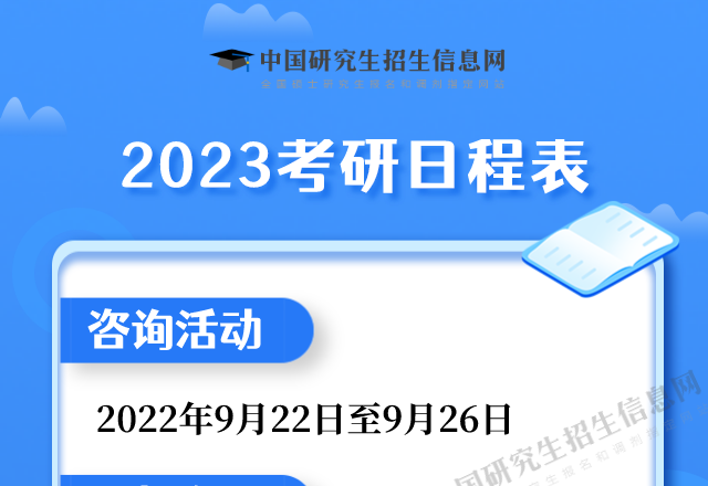 2023考研时间定了！