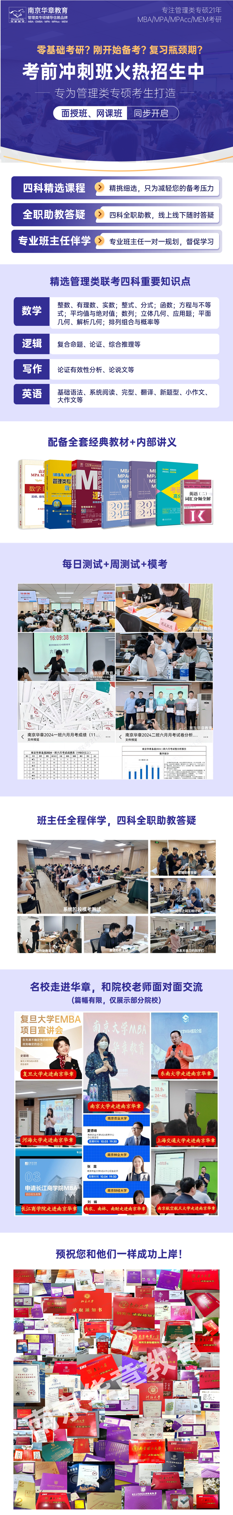 南京华章考前冲刺班